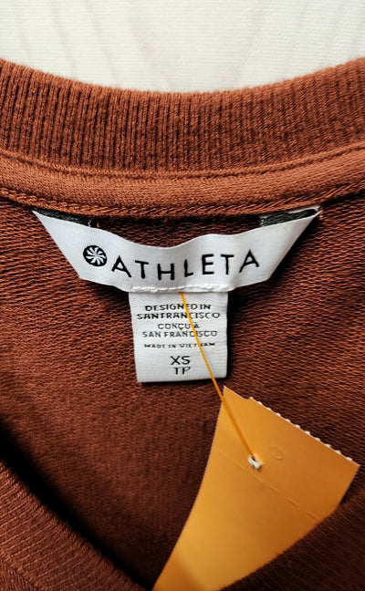 Athleta Women's Size XS Brown Long Sleeve Top