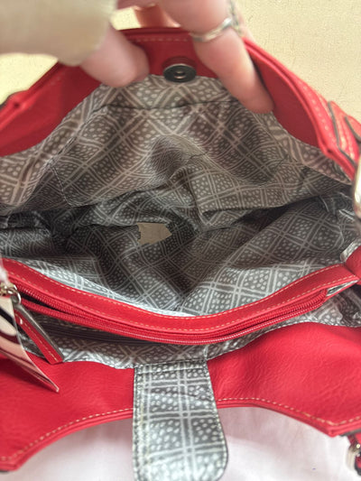 Emilie M Red Purse Bag