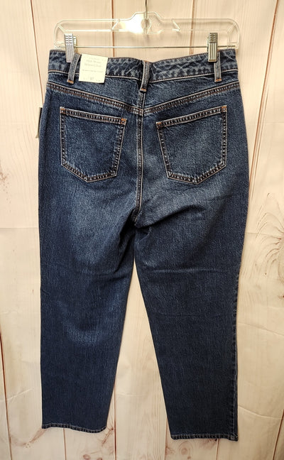 NWT Talbots Women's Size 4 Petite Blue Jeans High Waist Relaxed Jean