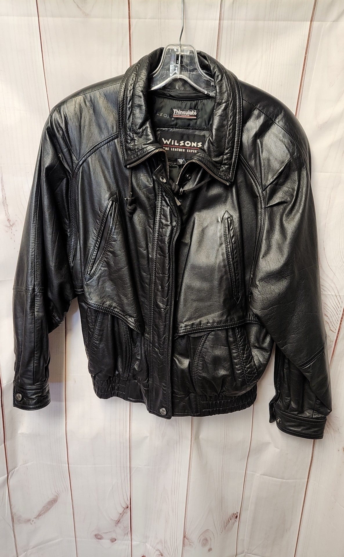 Wilsons Women's Size S Black Leather Jacket