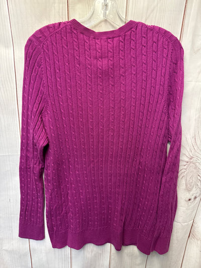 Talbots Women's Size 2X Purple Sweater