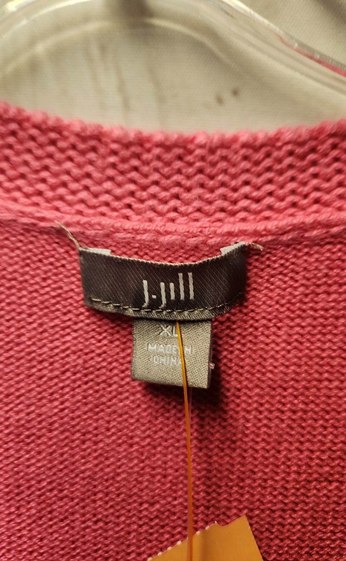 J Jill Women's Size XL Pink Cardigan