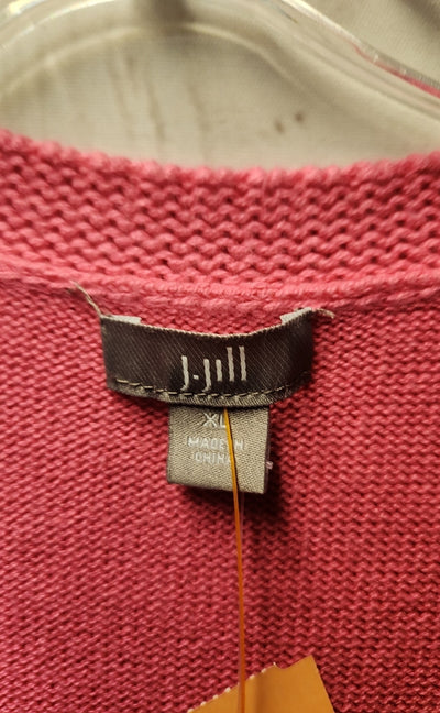 J Jill Women's Size XL Pink Cardigan