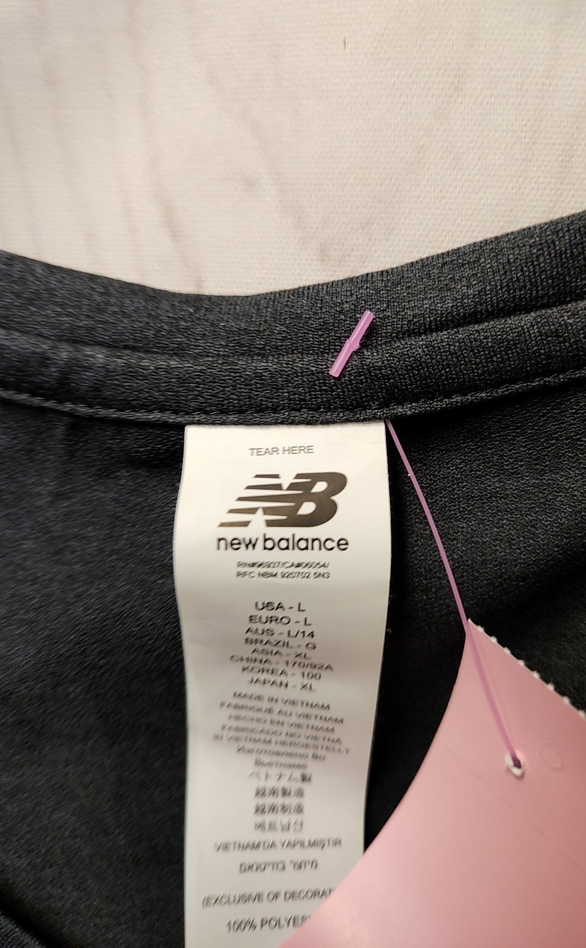 NWT New Balance Women's Size L Black Sleeveless Top