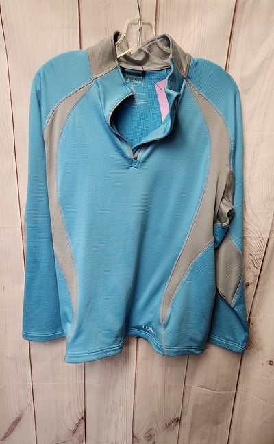 LL Bean Men's Size XL Light Blue Sweatshirt