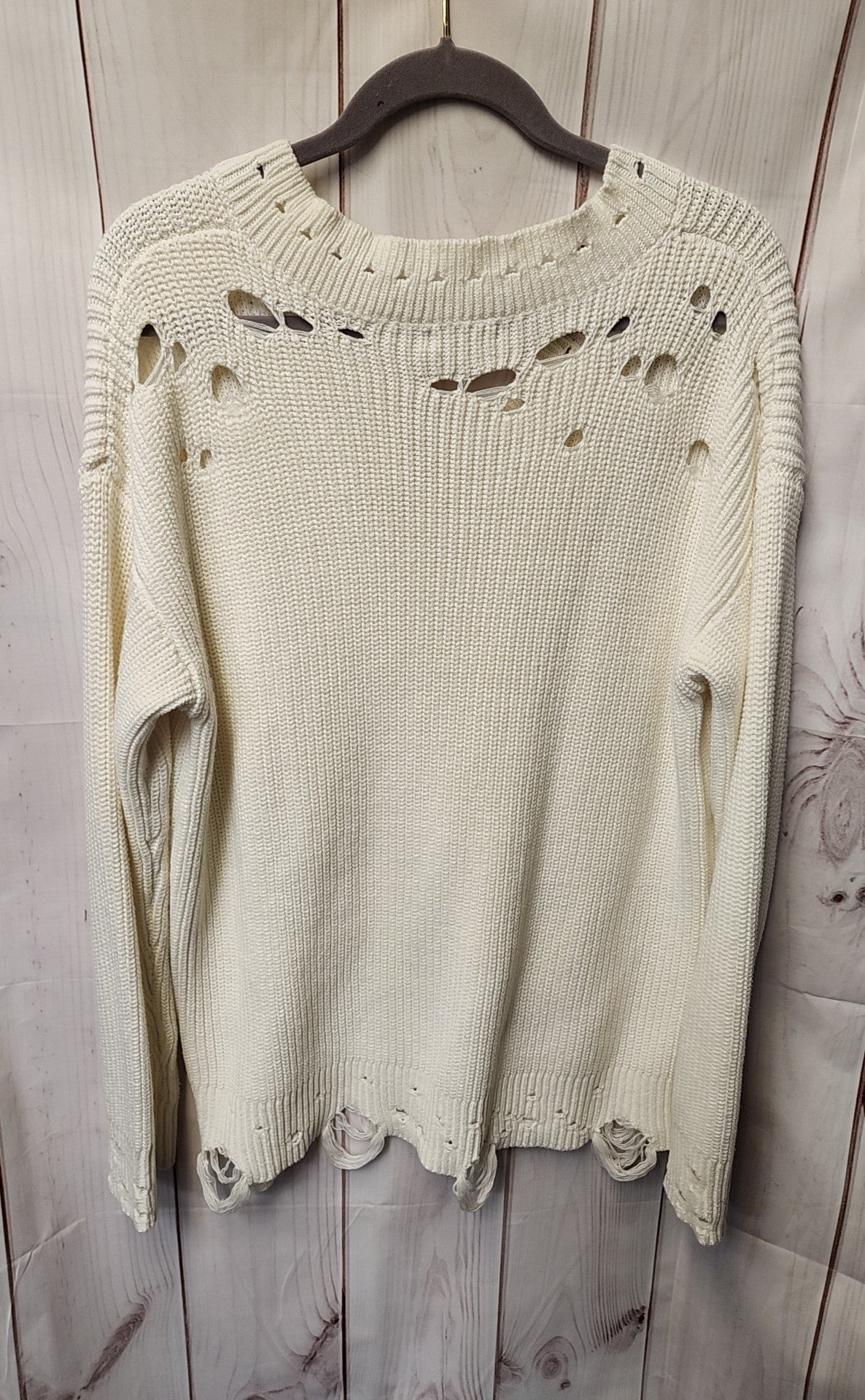 Carmar Women's Size M White Sweatshirt