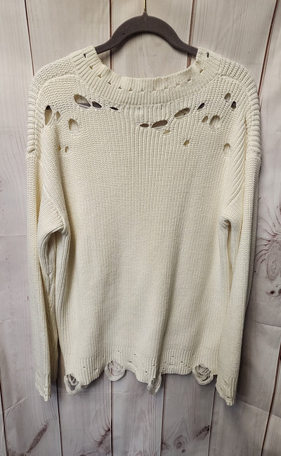 Carmar Women's Size M White Sweatshirt