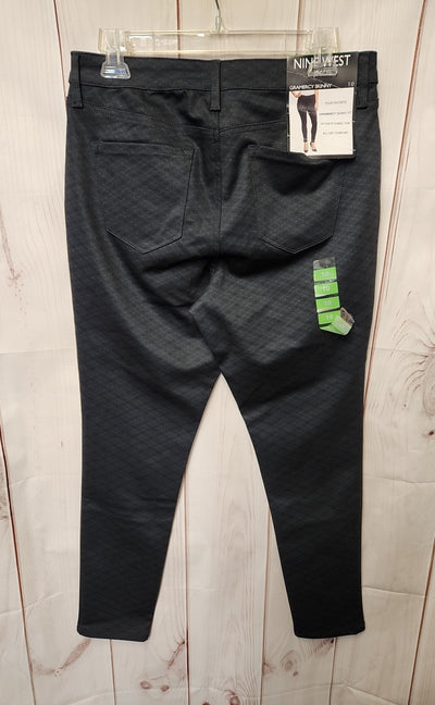 NWT Nine West Women's Size 10 Black Pants Gramercy Skinny