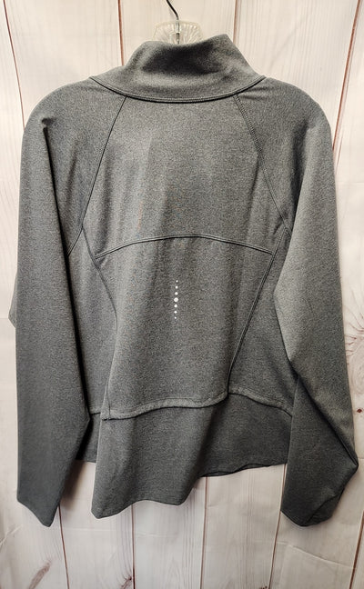 NWT Tek Gear Women's Size 1X Gray Active Jacket