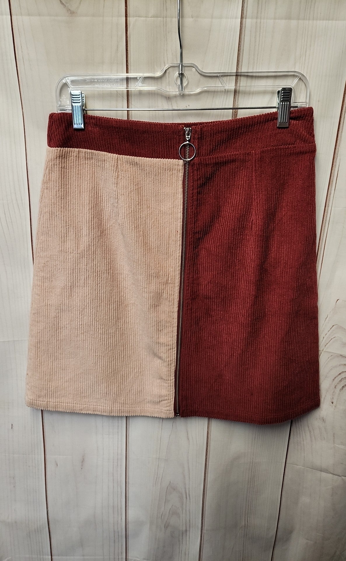 Skies are Blue Women's Size M Pink Corduroy Skirt