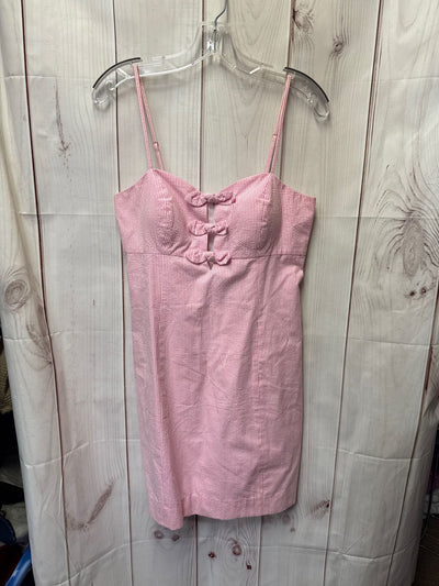 NWT Lilly Pulitzer Women's Size 6 PB Pink Seersucker Petra Dress