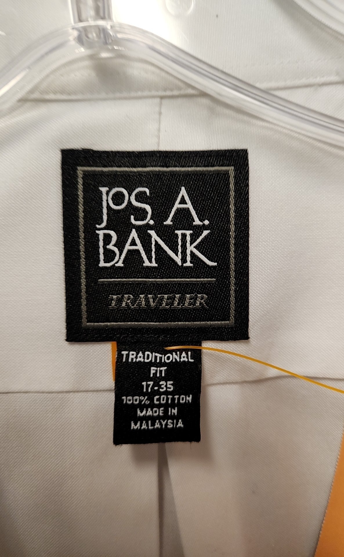 Jos A Bank Men's Size XL White Shirt