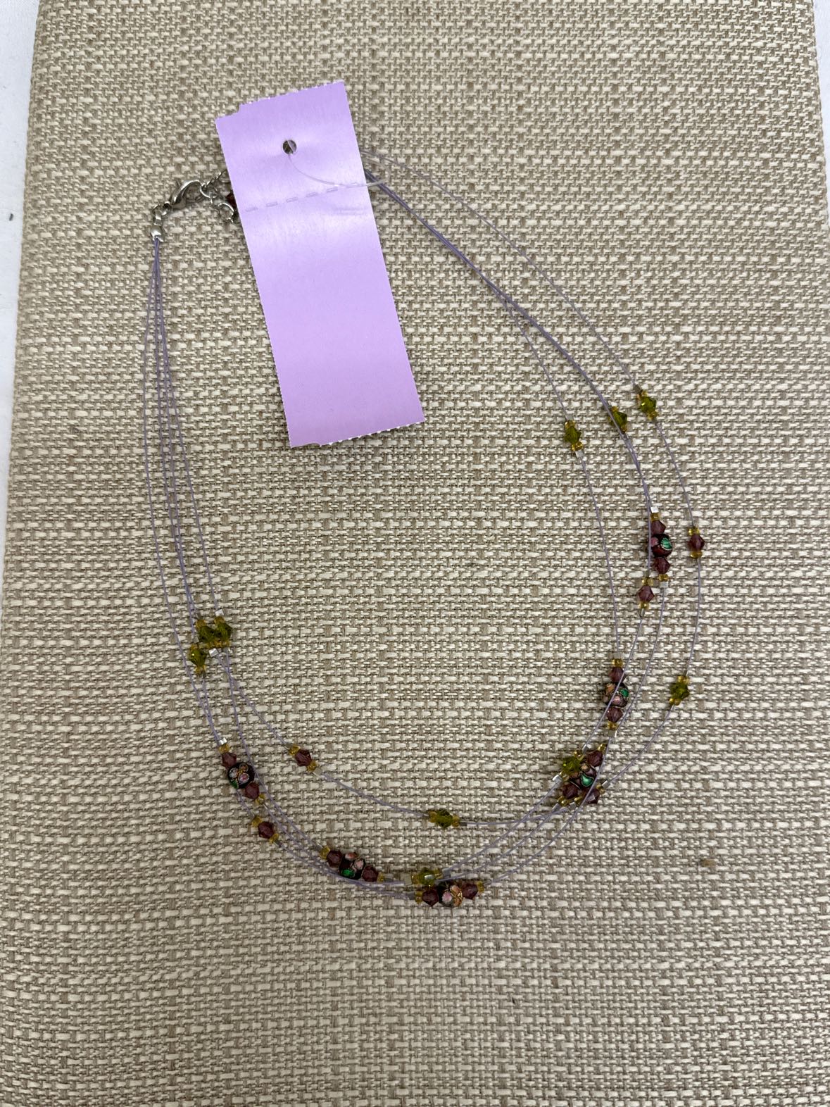 Purple Beaded Necklace