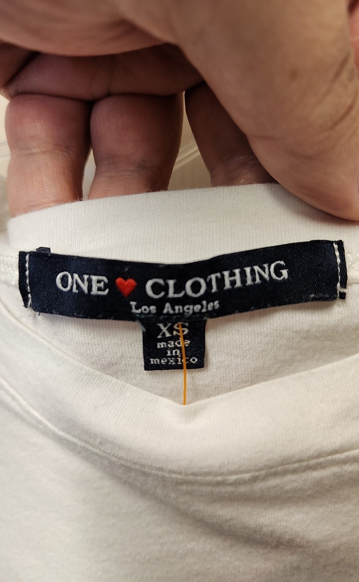 One Clothing Women's Size XS White Short Sleeve Top