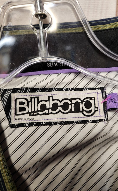 NWT Billabong Men's Size 2X Green Shirt