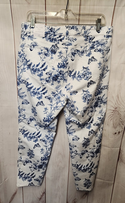 NWT Talbots Women's Size 12 Slim Ankle White Jeans