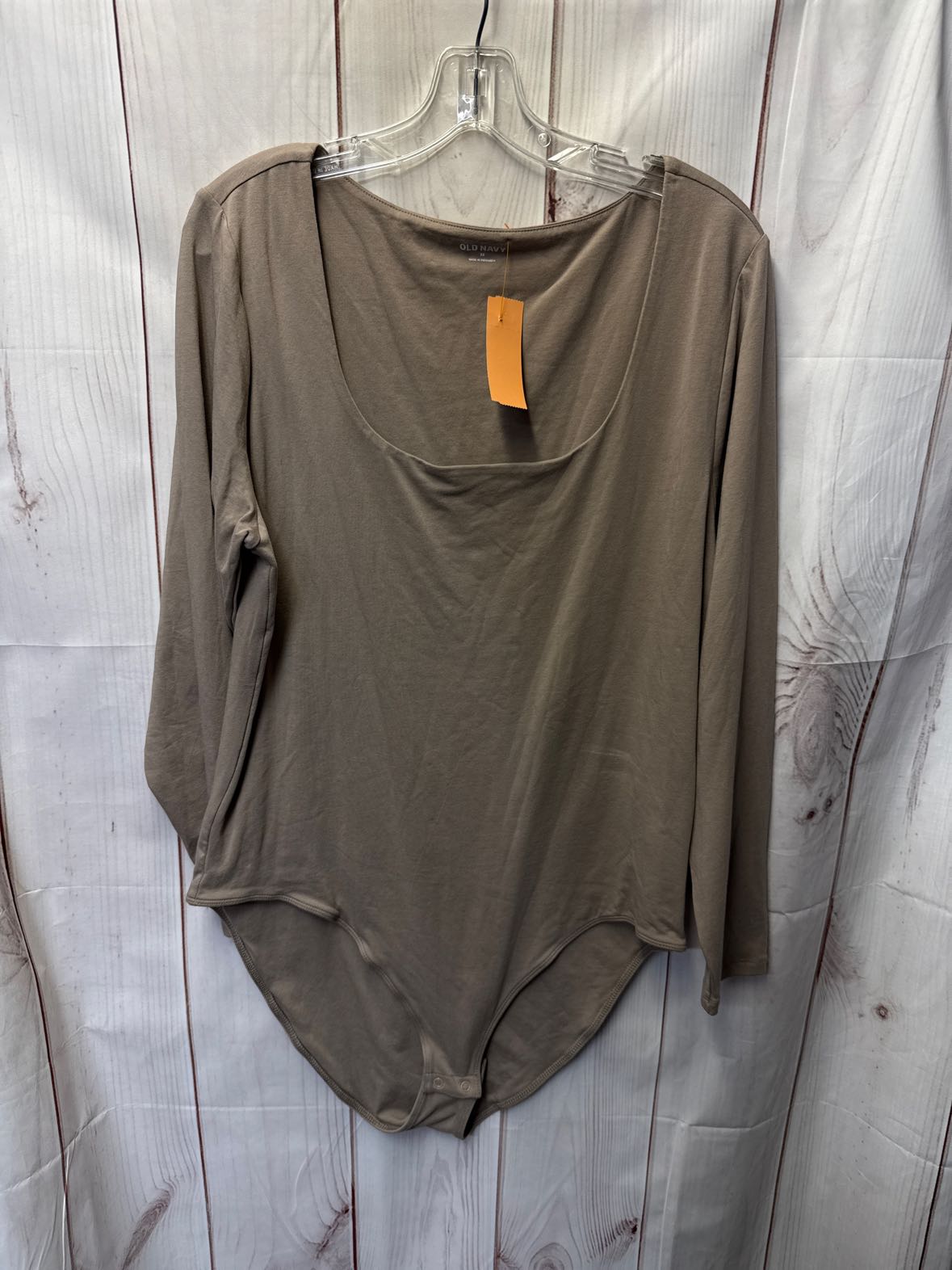 Old Navy Women's Size 2X Brown Bodysuit