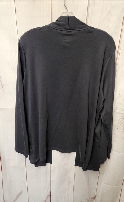 LL Bean Women's Size 1X Black Cardigan