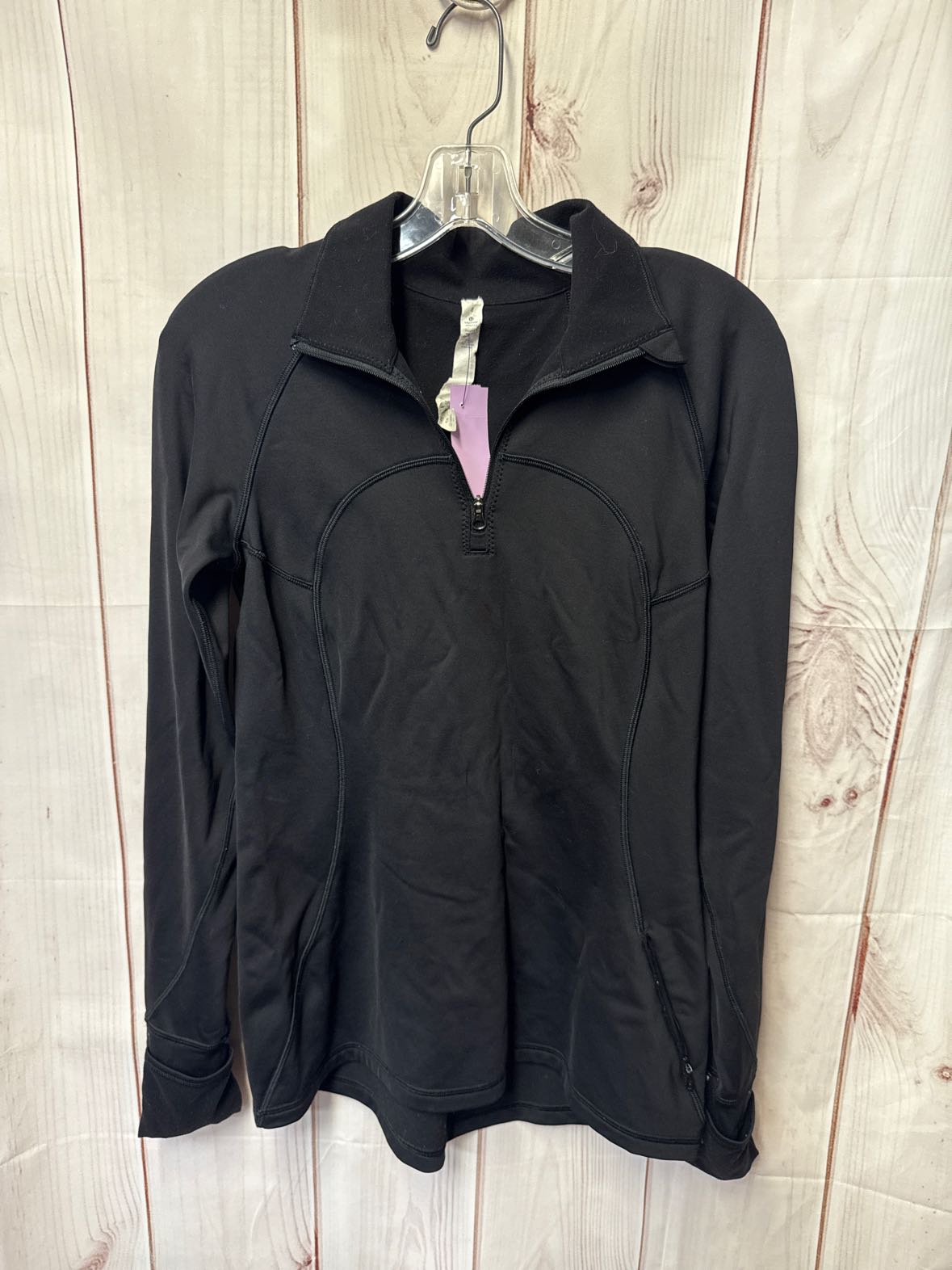 Lululemon Women's Size 8 Black Long Sleeve Active Top