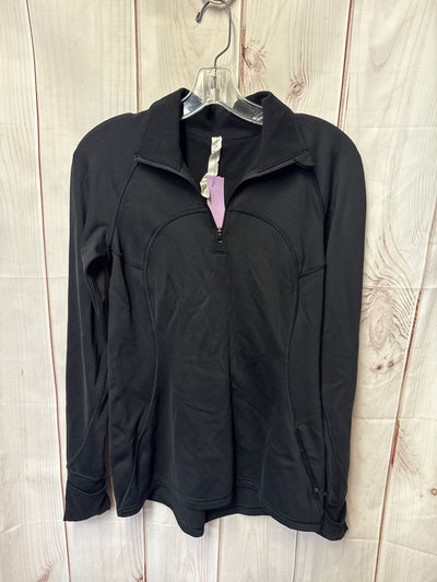 Lululemon Women's Size 8 Black Long Sleeve Active Top