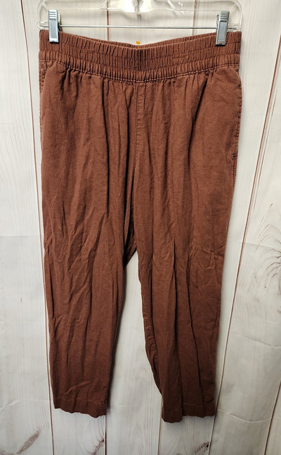 Old Navy Women's Size S Petite Brown Pants High Rise Straight