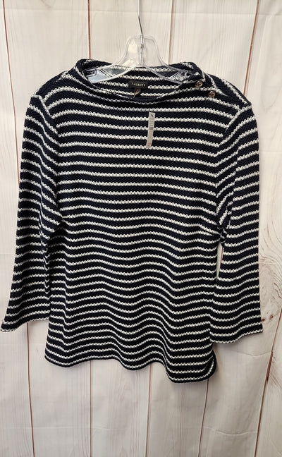 NWT Talbots Women's Size L Navy Sweater