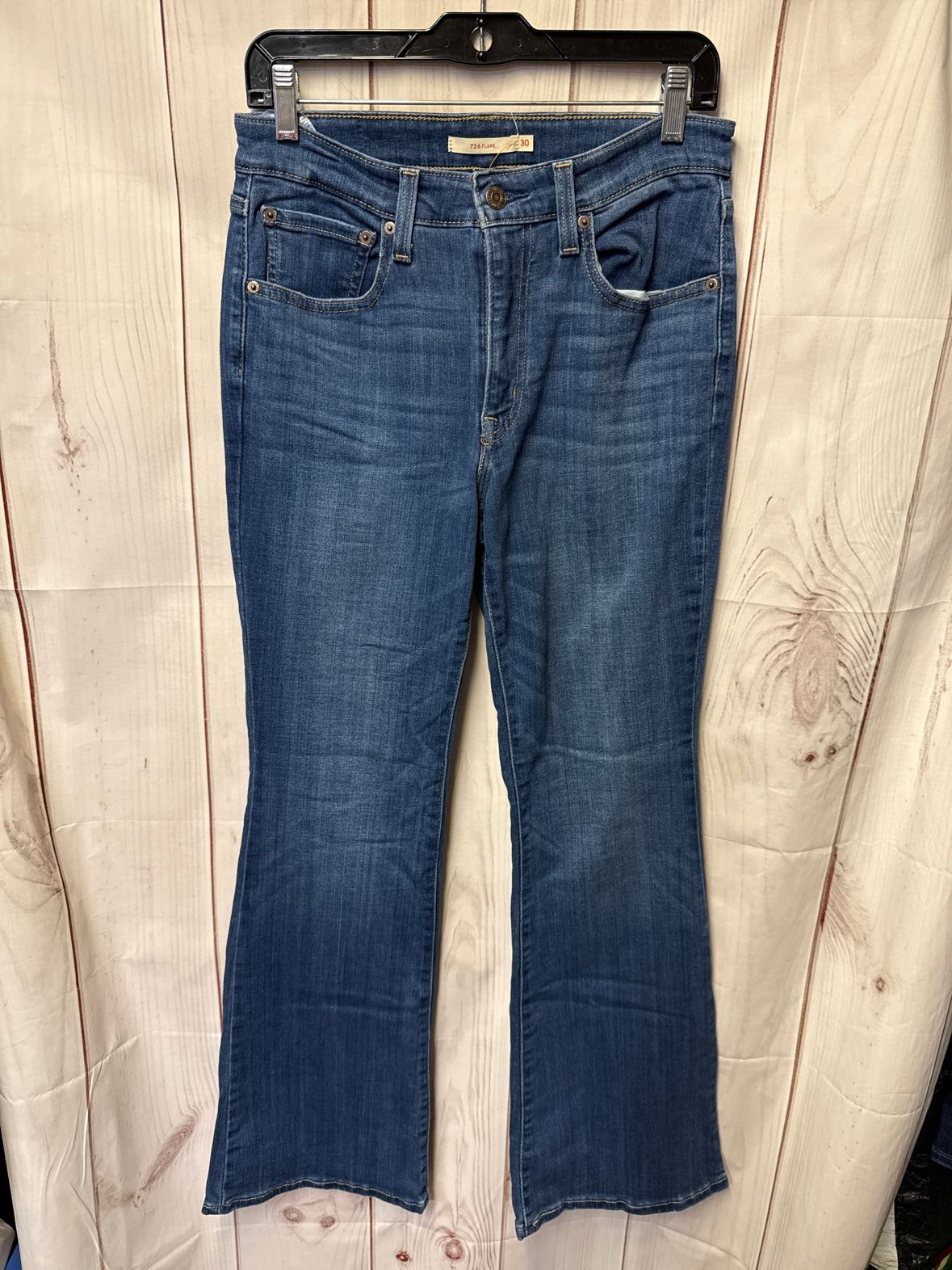 Levis Women's Size 30 (9-10) Blue Jeans 726 Flare