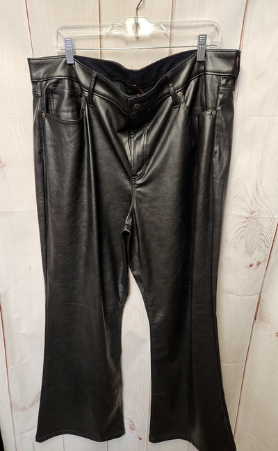 Gap Women's Size 20 Black Pants '70s Flare High Rise