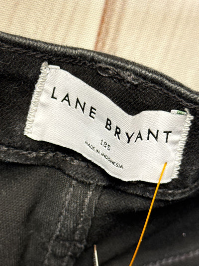 Lane Bryant Women's Size 34 (18/1X) Black Jeans