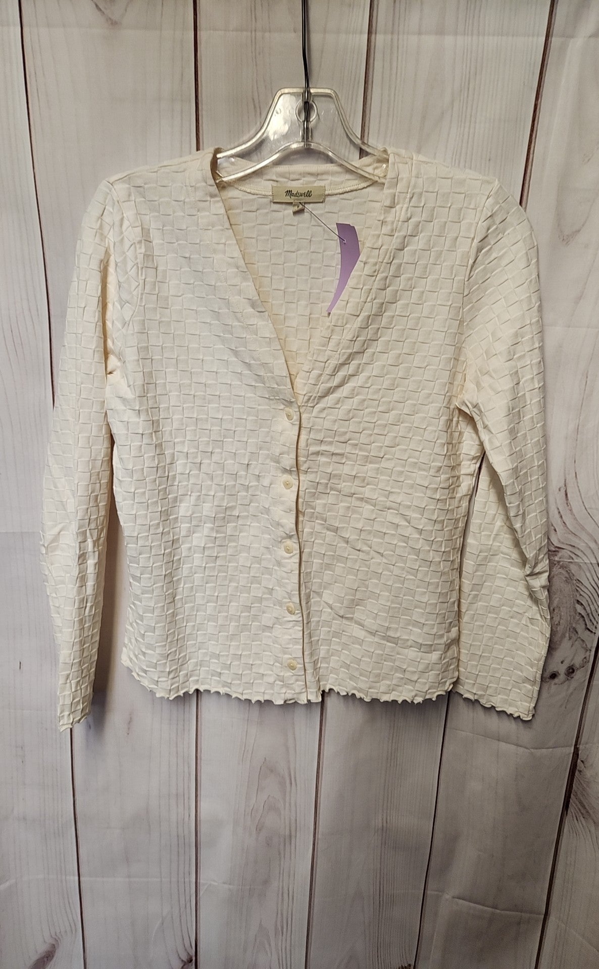 Madewell Women's Size S White Cardigan