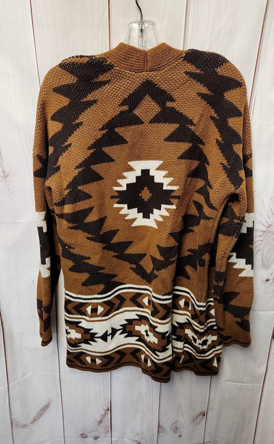 Lucky Brand Women's Size M Brown Cardigan