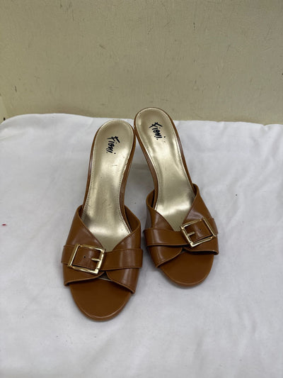 Fioni Women's Size 9-1/2 Brown Pumps Shoes