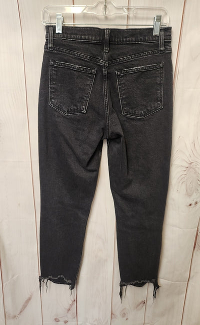 Abercrombie & Fitch Women's Size 25 (0) Black Jeans The Mom High Rise