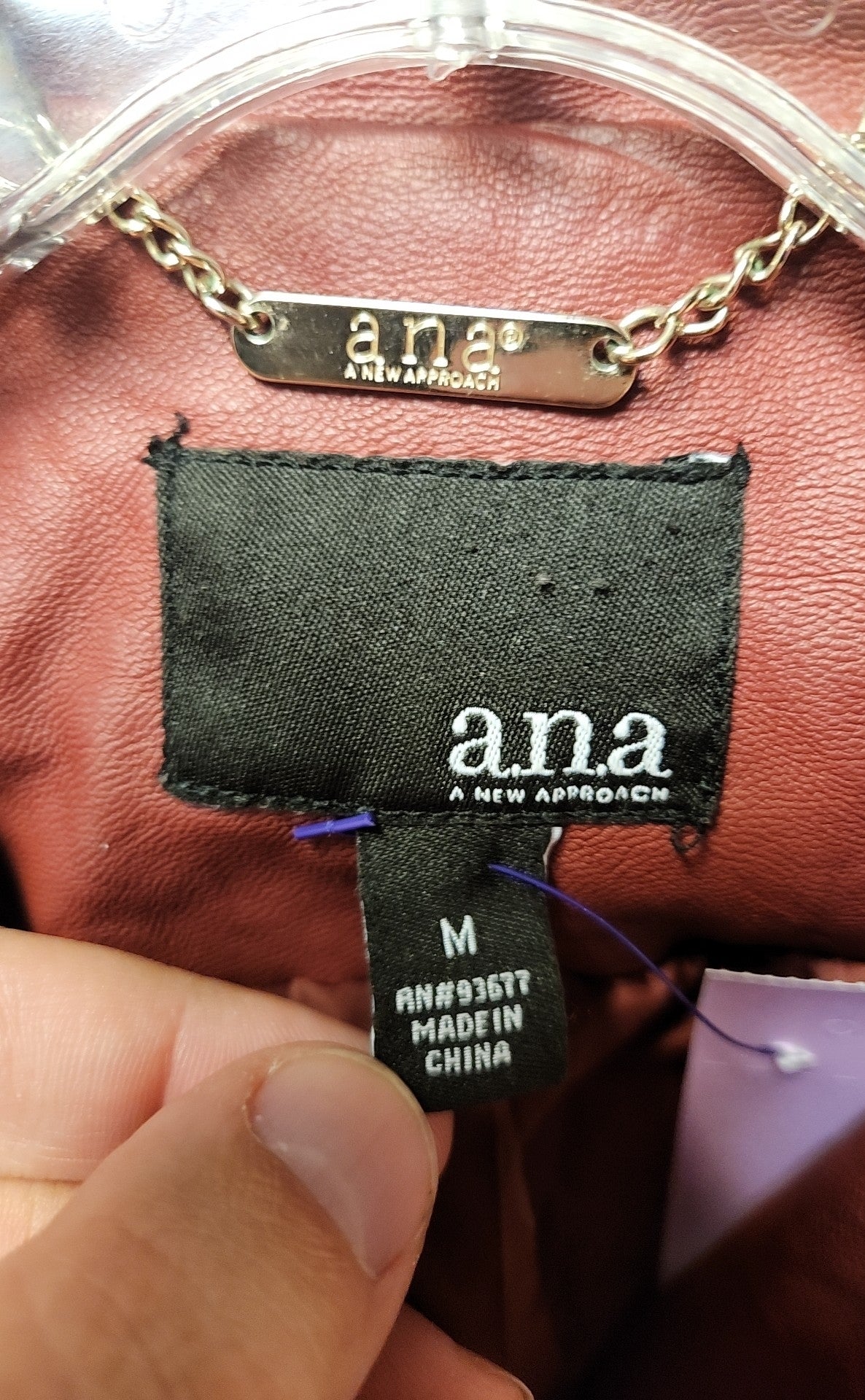 Ana Women's Size M Red Jacket