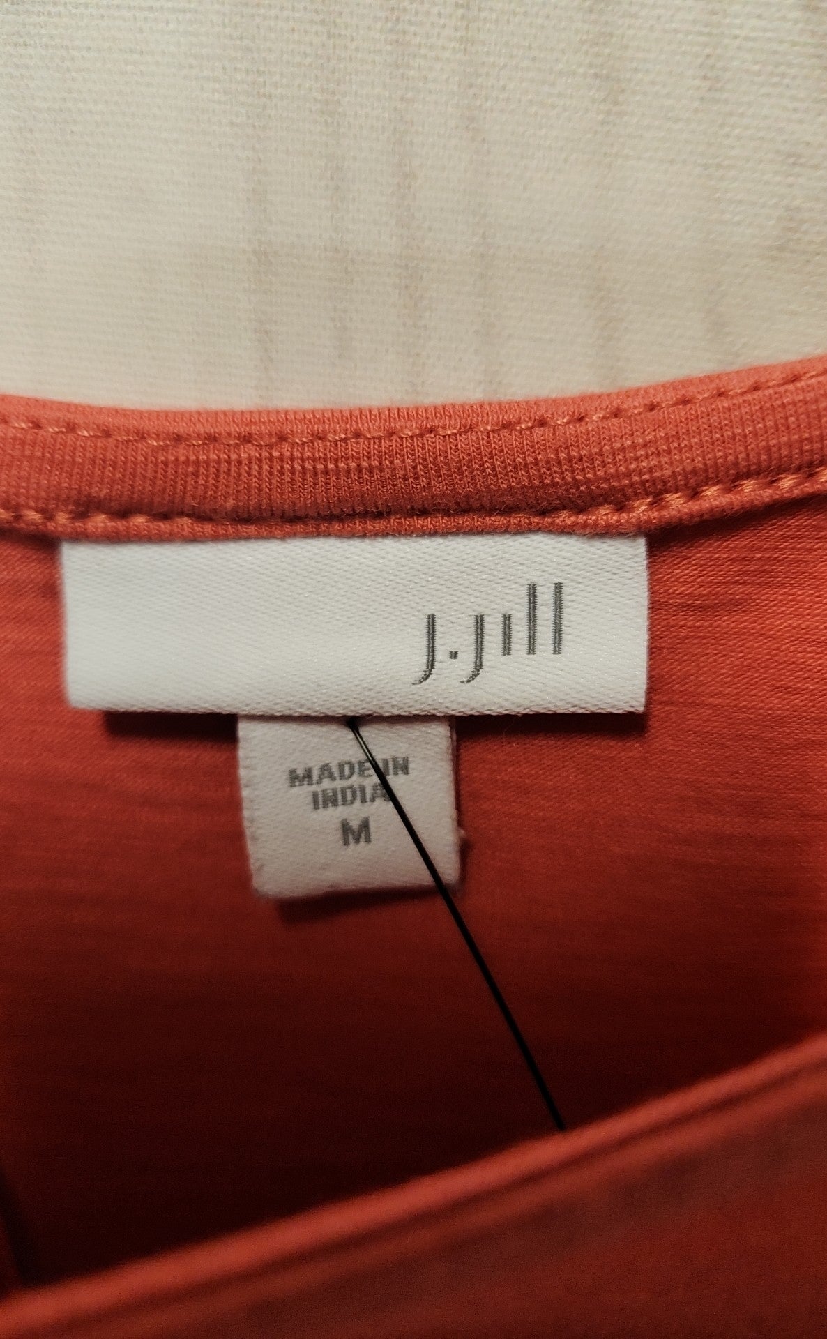 J Jill Women's Size M Pink 3/4 Sleeve Top