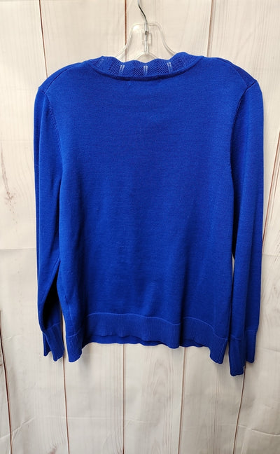 Cable & Gauge Women's Size M Blue Sweater