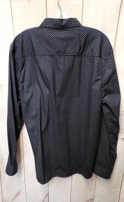 Geometrix Men's Size L Navy Shirt