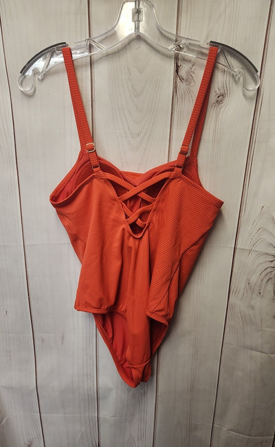 Kona Sol Women's Size M Red Swimsuit