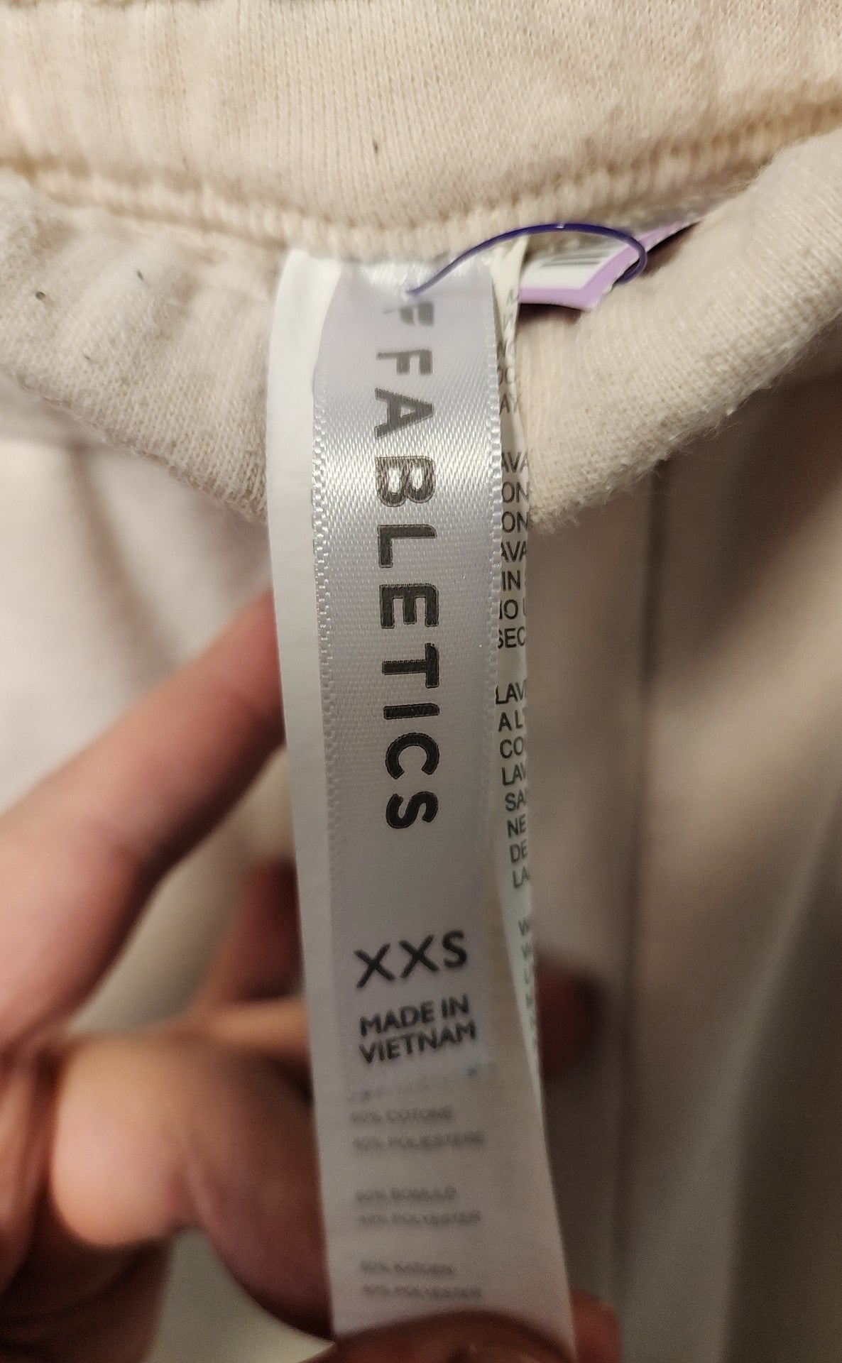 Fabletics Women's Size XXS Beige Sweatpants