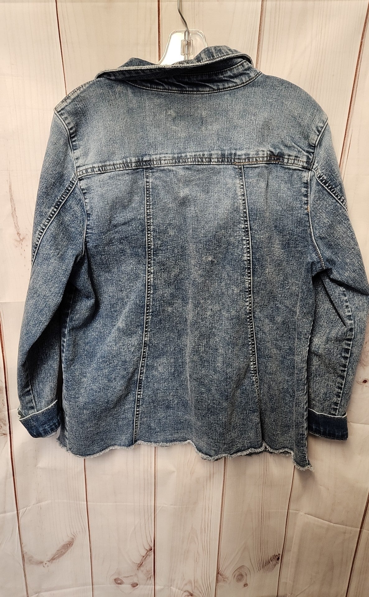 Logo Women's Size 16 Blue Jacket
