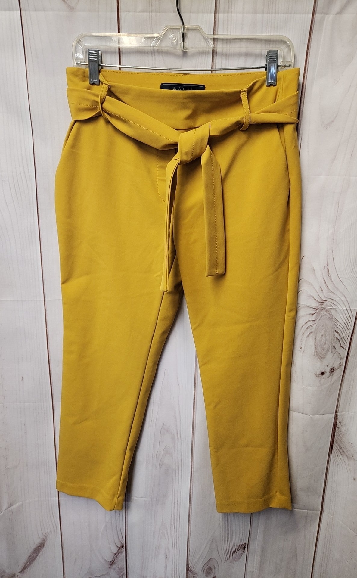 JL Atelier Women's Size M Yellow Pants