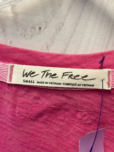 We the Free Women's Size S Pink Long Sleeve Top