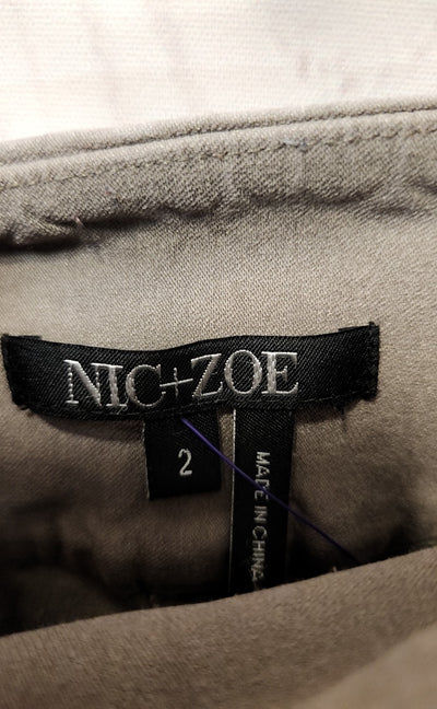 Nic & Zoe Women's Size 2 Brown Pants
