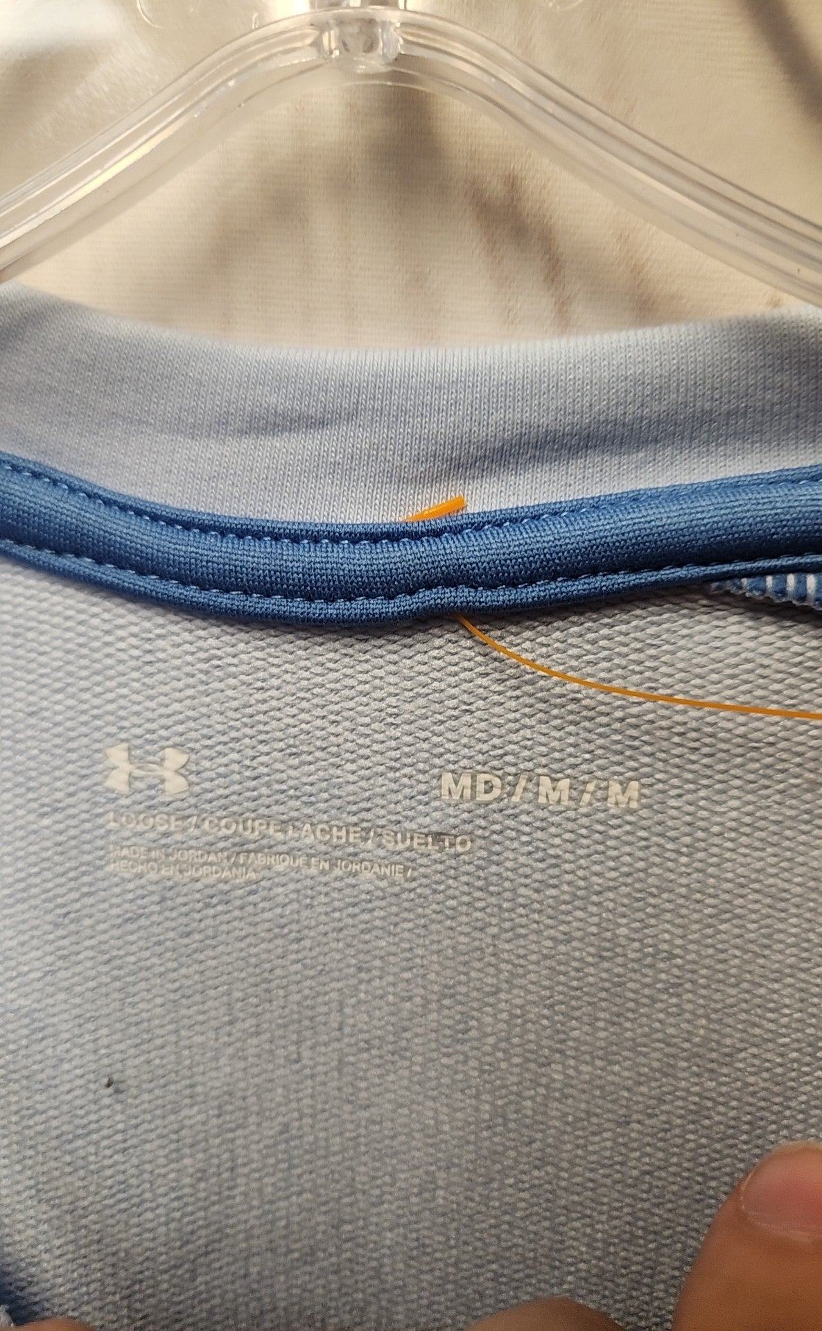 Under Armour Women's Size M Light Blue Sweatshirt