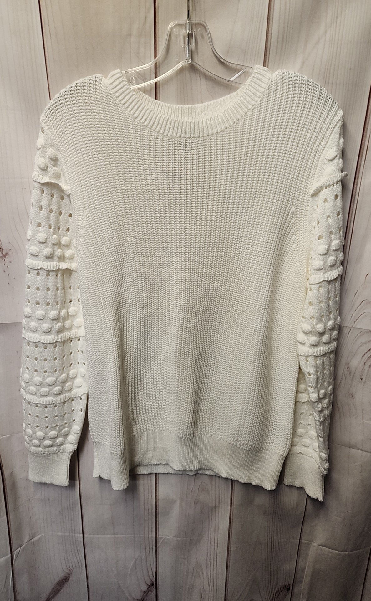 INC Women's Size L White Sweater