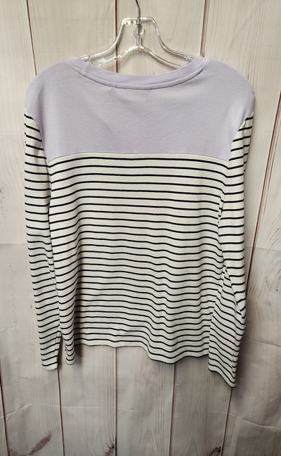 Rafaella Women's Size L White Long Sleeve Top