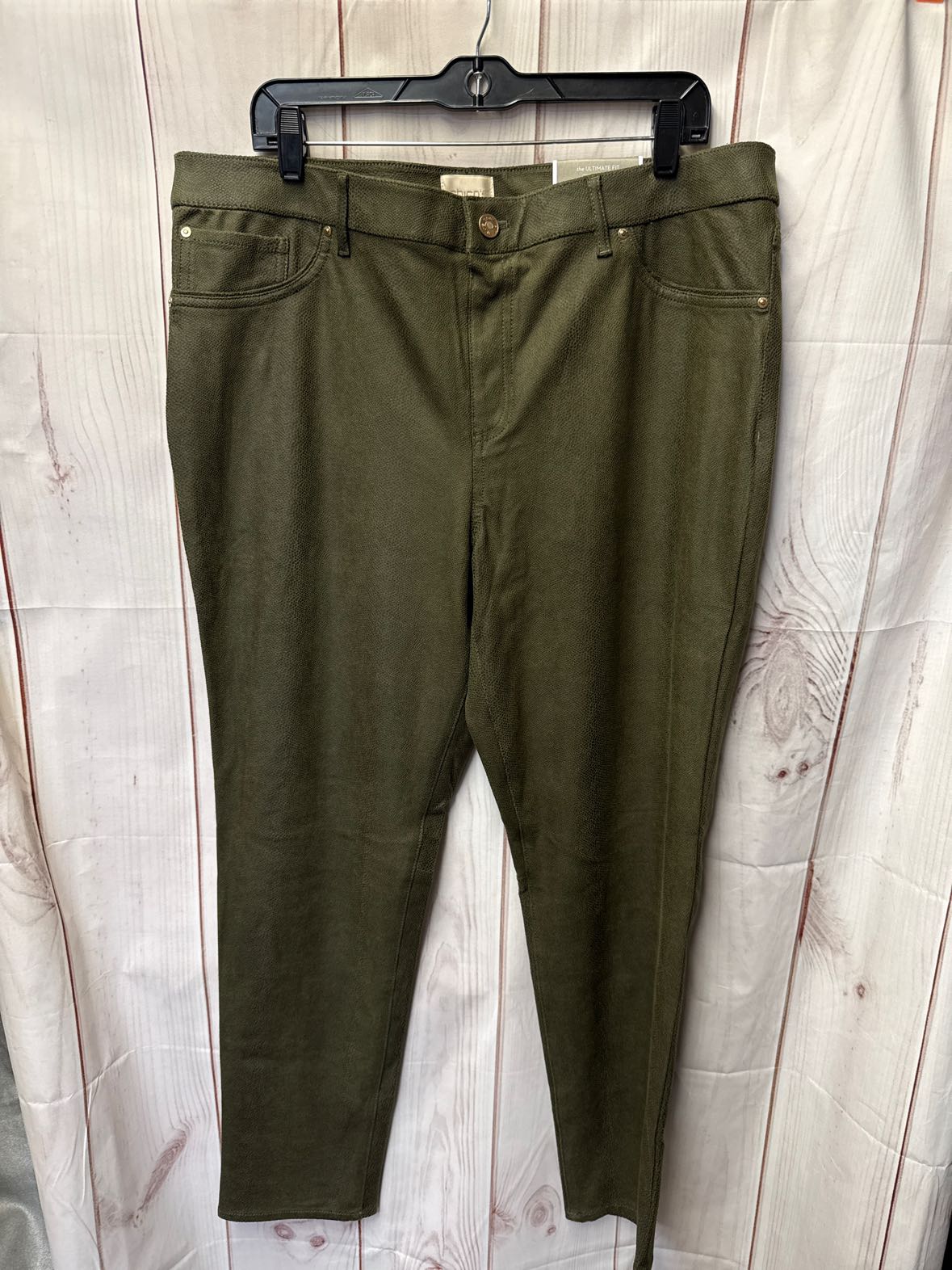 Chico's Women's Size 3 = US 16 Green Pants