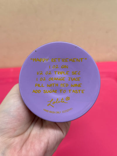 Lolita Adventure Painted Wine Glass
