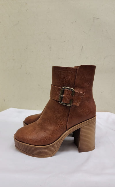 Yoki Women's Size 8 Brown Boots Shoes