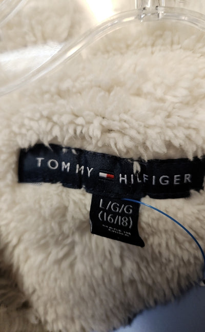 Tommy Hilfiger Boy's Size 16/18 Gray Full Zip Hooded Sweatshirt